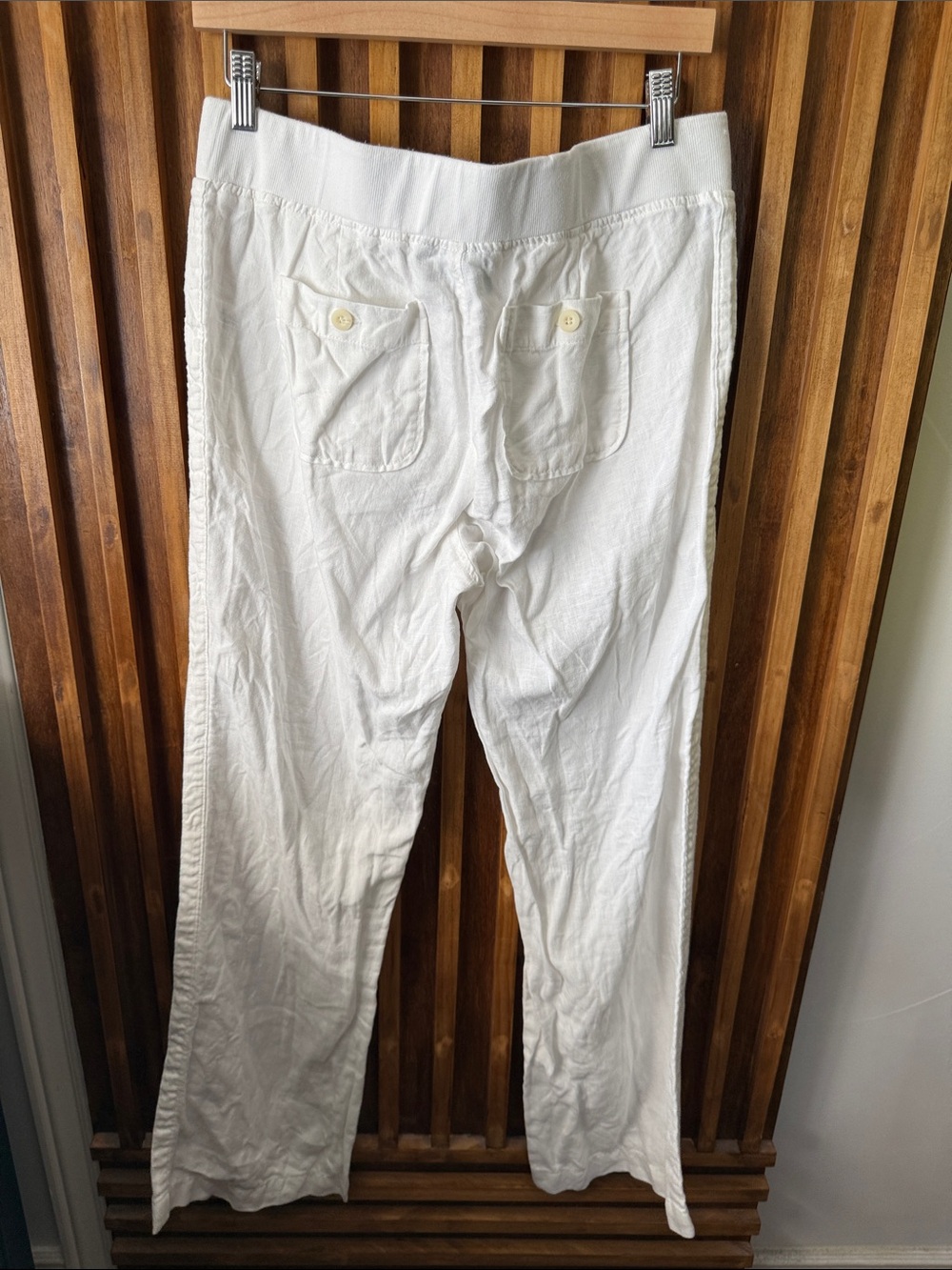 Athleta Cabo 100% line Wide Leg Pants in White. 10 - Picture 2 of 6